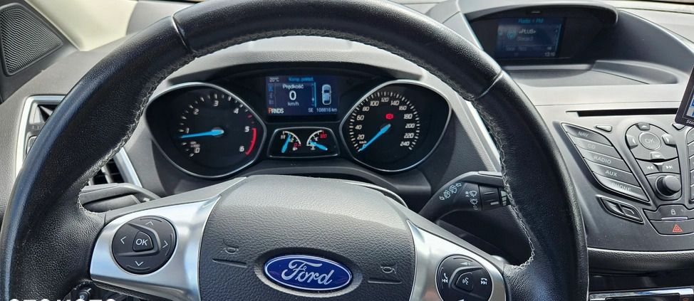 Ford Kuga cena 55000 przebieg: 108000, rok produkcji 2014 z Krajenka małe 154